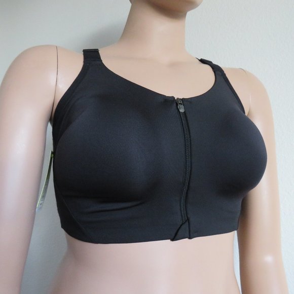 Women’s High Support Front Zip Sports Racerback Bra Size 42D All In Motion NWT - Picture 4 of 5